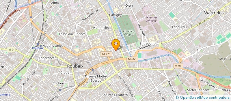 localisation de l'entreprise MONSIEUR ALI AL TAWEEL  ROUBAIX