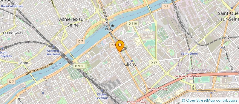 localisation de l'entreprise MONSIEUR ALI ALAHYANE à CLICHY