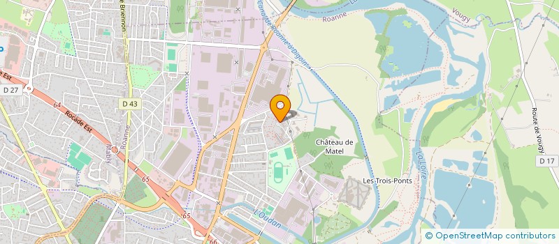 localisation de l'entreprise MONSIEUR ALI ALI IBRAHIM  ROANNE