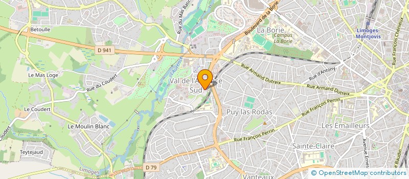 localisation de l'entreprise MONSIEUR ALI ALIJEVSKI à LIMOGES