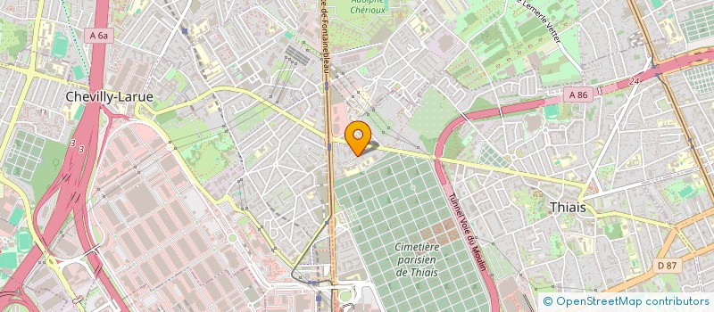 localisation de l'entreprise MONSIEUR ALI ALIOUI  THIAIS