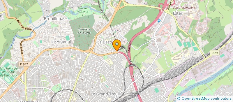 localisation de l'entreprise MONSIEUR ALI ALIZADA à LIMOGES