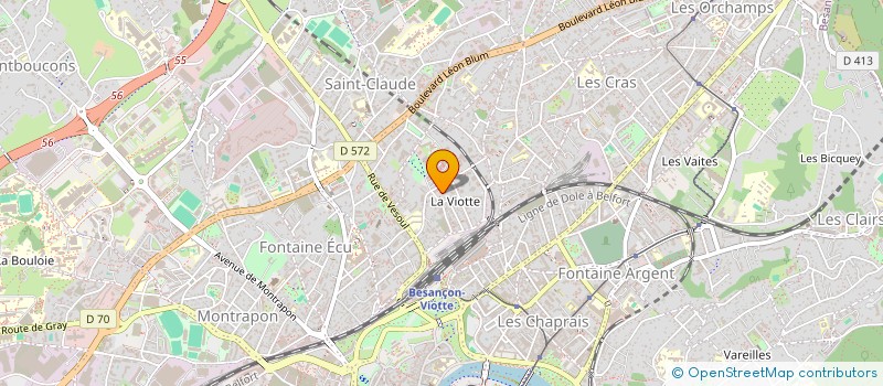 localisation de l'entreprise MONSIEUR ALI ALIZADA  BESANCON