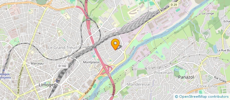 localisation de l'entreprise MONSIEUR ALI ALIZADA à LIMOGES