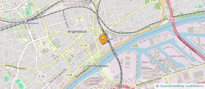 localisation de l'entreprise MONSIEUR ALI ALLALAT  ARGENTEUIL