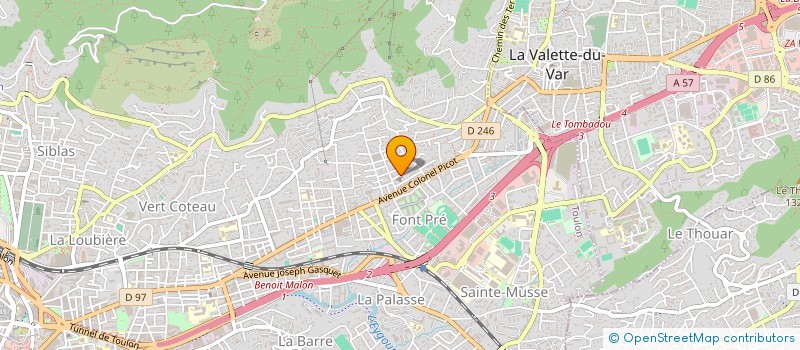 localisation de l'entreprise MONSIEUR ALI ALLAMI à TOULON
