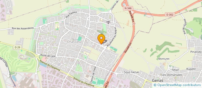 localisation de l'entreprise MONSIEUR ALI ALLAOUI  CHASSIEU