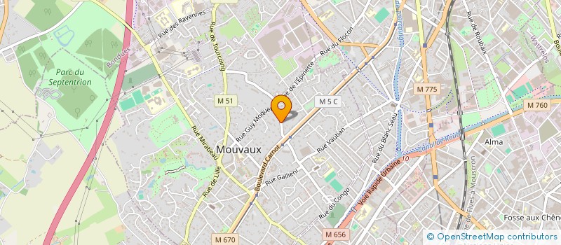 localisation de l'entreprise MONSIEUR ALI ALMARZOUQ  MOUVAUX