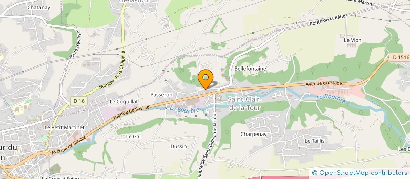 localisation de l'entreprise MONSIEUR ALI ALTINTAS  SAINT-CLAIR-DE-LA-TOUR