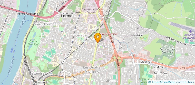 localisation de l'entreprise MONSIEUR ALI AMAR BAHIDA  LORMONT