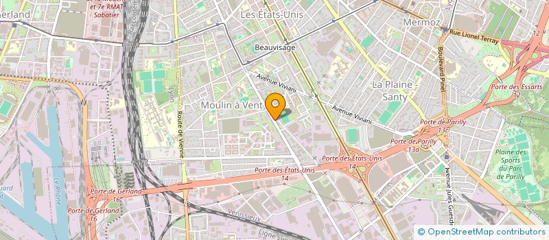 localisation de l'entreprise MONSIEUR ALI AMEZIANE  VENISSIEUX