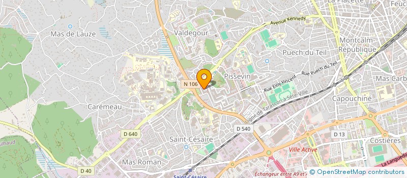 localisation de l'entreprise MONSIEUR ALI AMGHAR  NIMES