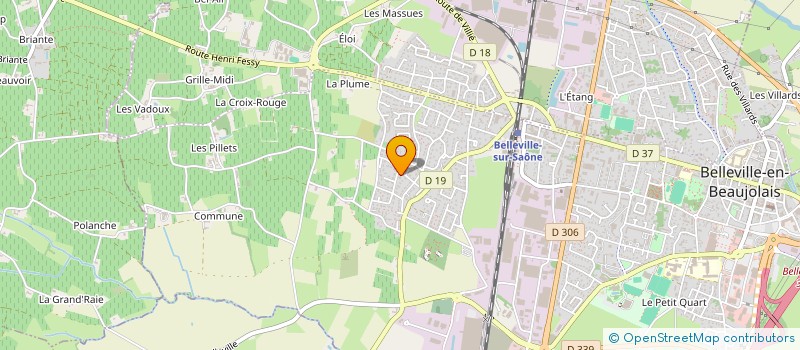 localisation de l'entreprise MONSIEUR ALI AMRAOUI  BELLEVILLE-EN-BEAUJOLAIS