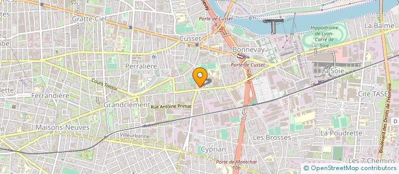 localisation de l'entreprise MONSIEUR ALI AMRI  VILLEURBANNE