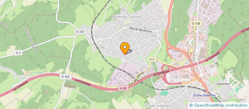 localisation de l'entreprise MONSIEUR ALI ANSRI  MISEREY-SALINES