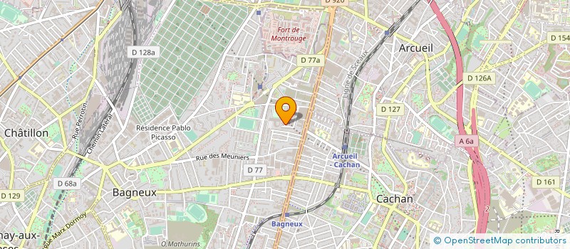 localisation de l'entreprise MONSIEUR ALI AOUACHE à BAGNEUX