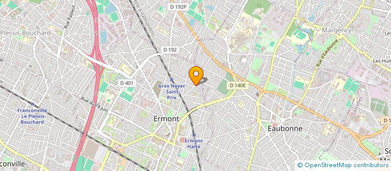 localisation de l'entreprise MONSIEUR ALI AOUIMEUR  ERMONT