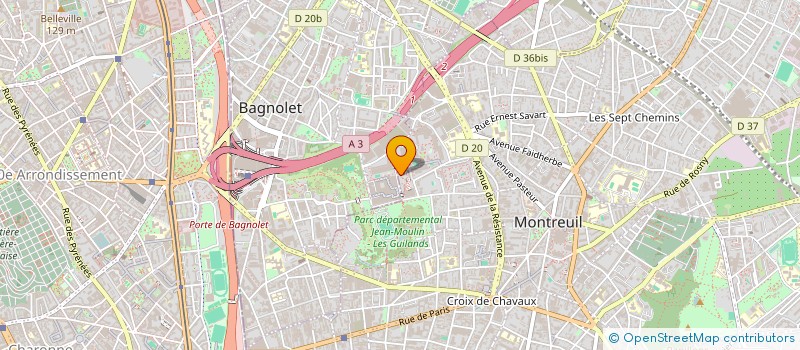 localisation de l'entreprise MONSIEUR ALI AOURAOU à MONTREUIL
