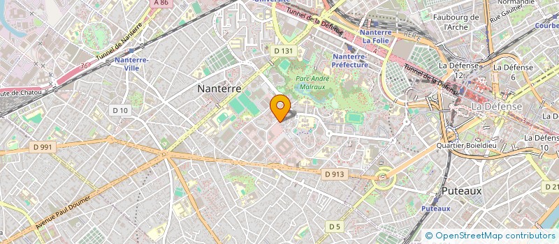 localisation de l'entreprise MONSIEUR ALI ARASMOU  NANTERRE