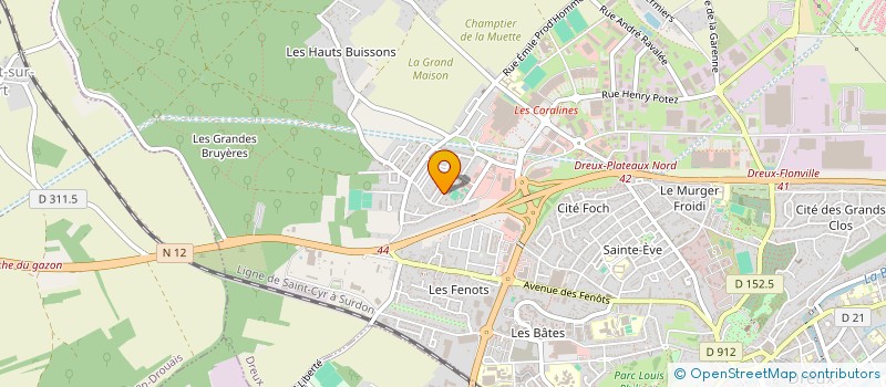 localisation de l'entreprise MONSIEUR ALI ARBI à DREUX