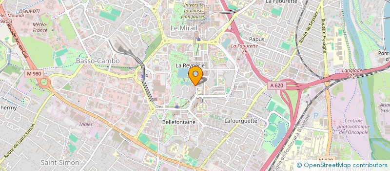 localisation de l'entreprise MONSIEUR ALI ARFI  TOULOUSE