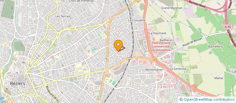 localisation de l'entreprise MONSIEUR ALI AROUROU  BEZIERS