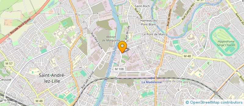 localisation de l'entreprise MONSIEUR ALI ASGHARI  MARQUETTE-LEZ-LILLE