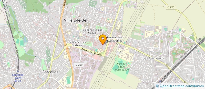 localisation de l'entreprise MONSIEUR ALI ASIF  VILLIERS-LE-BEL