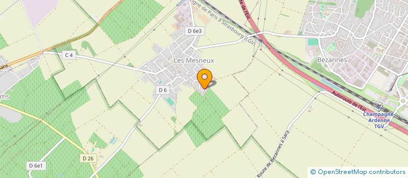 localisation de l'entreprise MONSIEUR ALI ASLAN  LES MESNEUX