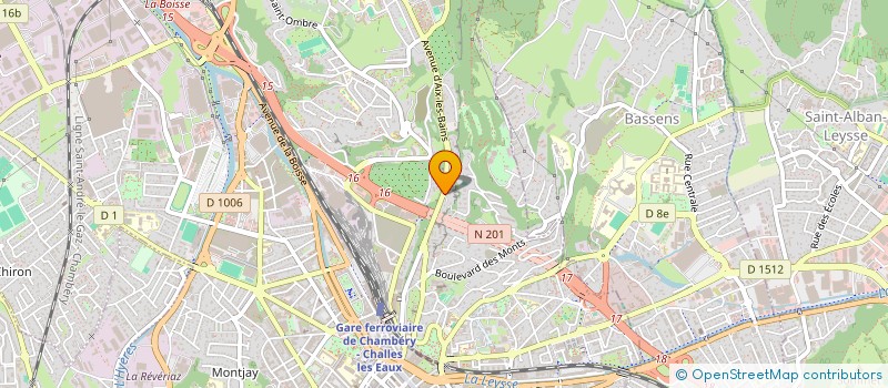 localisation de l'entreprise MONSIEUR ALI AYACHI  CHAMBERY