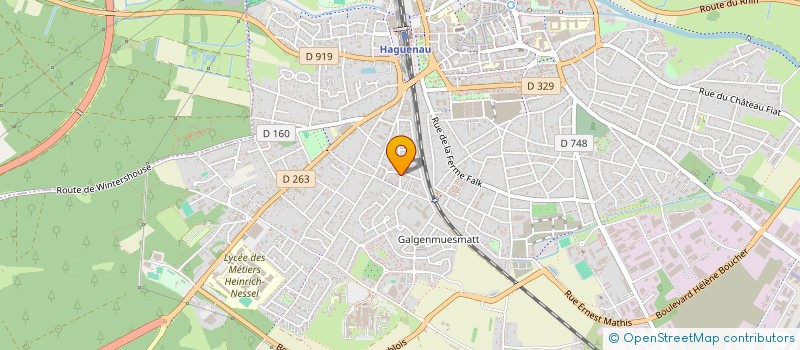 localisation de l'entreprise MONSIEUR ALI AYCICEK  HAGUENAU