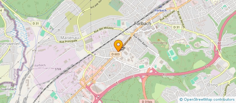 localisation de l'entreprise MONSIEUR ALI AYHAN à FORBACH