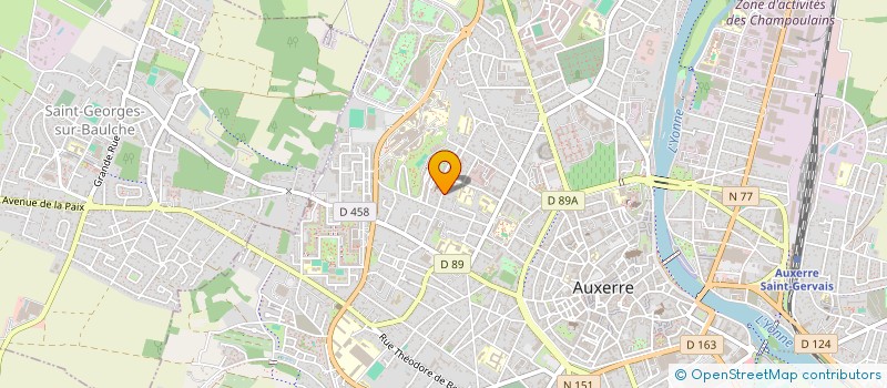 localisation de l'entreprise MONSIEUR ALI AZAHAF à AUXERRE