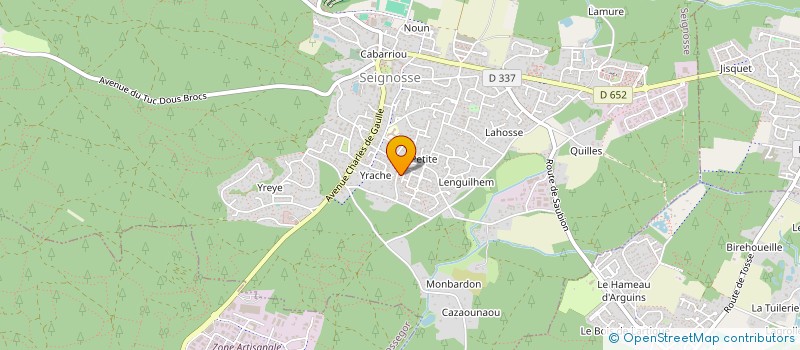 localisation de l'entreprise MONSIEUR ALI BAGS  SEIGNOSSE