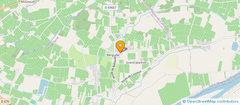 localisation de l'entreprise MONSIEUR ALI BAHASSA  SAINTE-TERRE