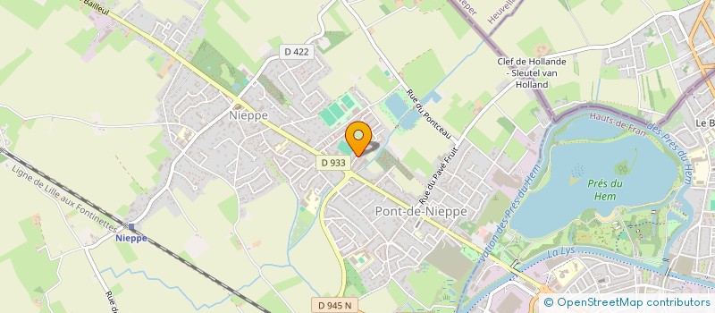 localisation de l'entreprise MONSIEUR ALI BAKAI  NIEPPE