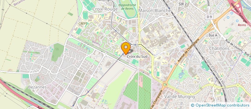 localisation de l'entreprise MONSIEUR ALI BAKHSH AHMADI  REIMS