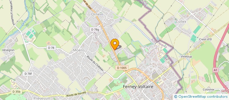 localisation de l'entreprise MONSIEUR ALI BAKHSHANDEH  ORNEX