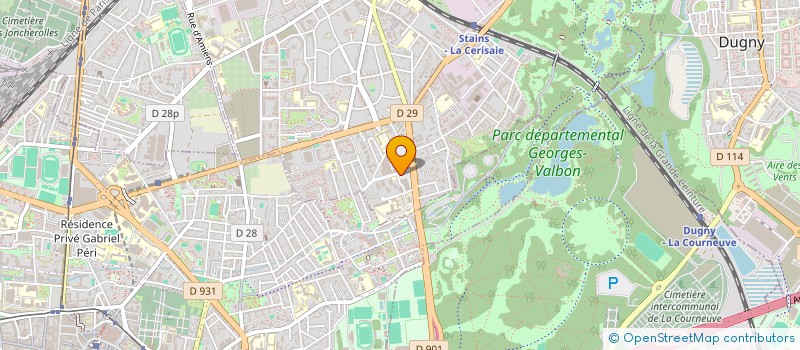 localisation de l'entreprise MONSIEUR ALI BALA à STAINS