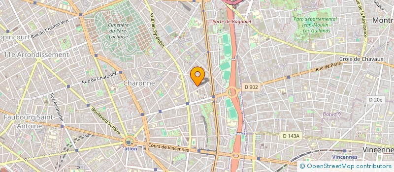 localisation de l'entreprise MONSIEUR ALI BAMBA  PARIS