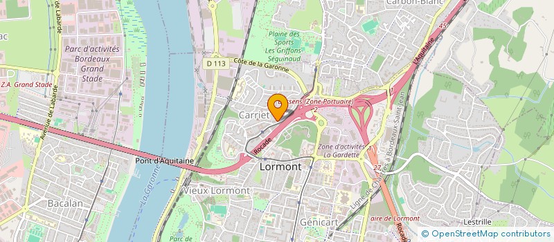 localisation de l'entreprise MONSIEUR ALI BANCE  LORMONT