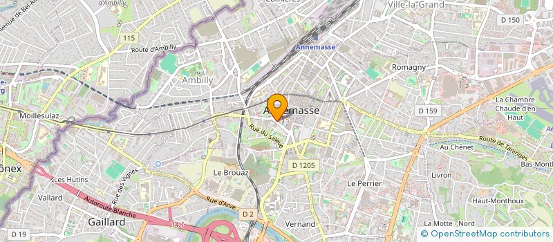 localisation de l'entreprise MONSIEUR ALI BARGHOUTI  ANNEMASSE