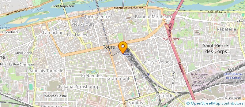 localisation de l'entreprise MONSIEUR ALI BARKAT  TOURS