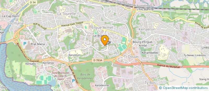 localisation de l'entreprise MONSIEUR ALI BASTI à QUIMPER