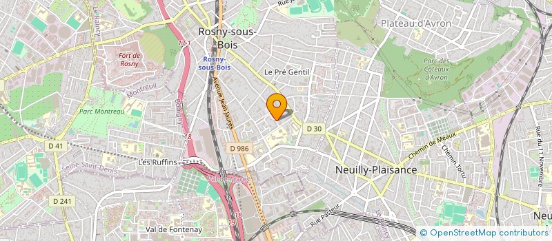localisation de l'entreprise MONSIEUR ALI BATTOU à ROSNY-SOUS-BOIS