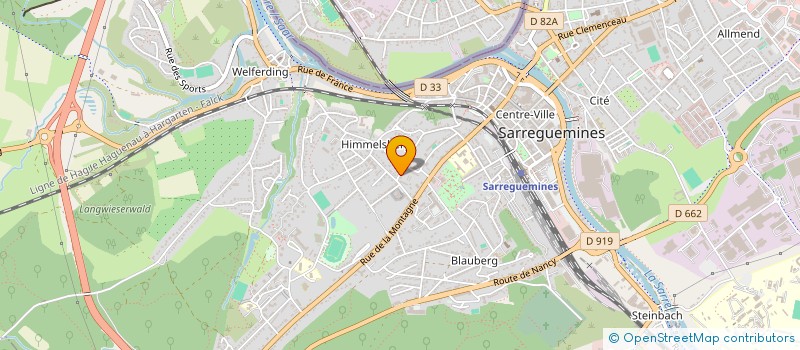 localisation de l'entreprise MONSIEUR ALI BAYCUMAN  SARREGUEMINES