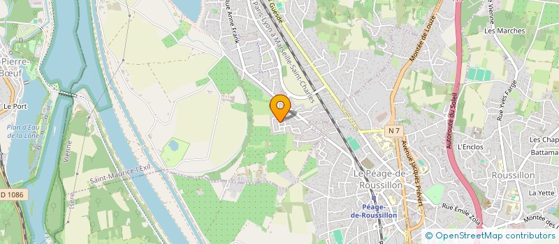 localisation de l'entreprise MONSIEUR ALI BAYSAL  LE PEAGE-DE-ROUSSILLON