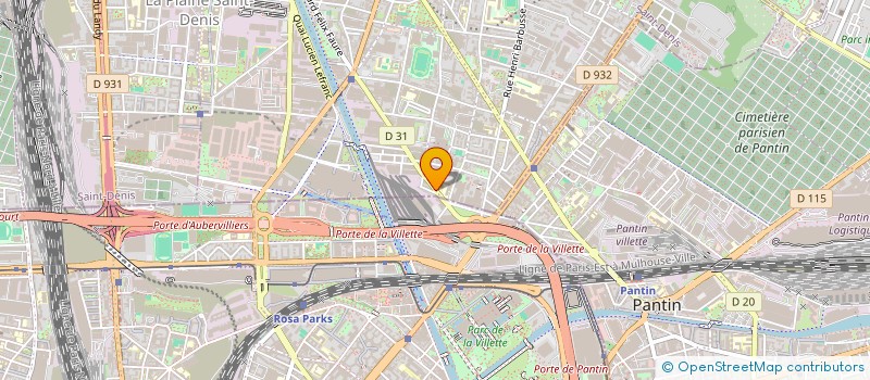 localisation de l'entreprise MONSIEUR ALI BAZIZ  AUBERVILLIERS