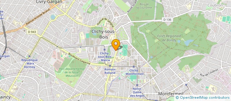 localisation de l'entreprise MONSIEUR ALI BECHAR à CLICHY-SOUS-BOIS