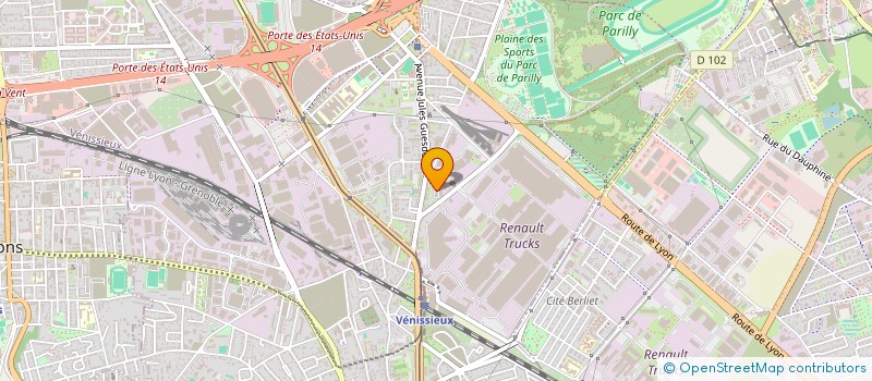 localisation de l'entreprise MONSIEUR ALI BEDJAOUI  VENISSIEUX